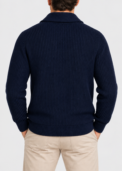 Men's Cardigan | Cotton Blend | Button Front Style | Steven & Levon
