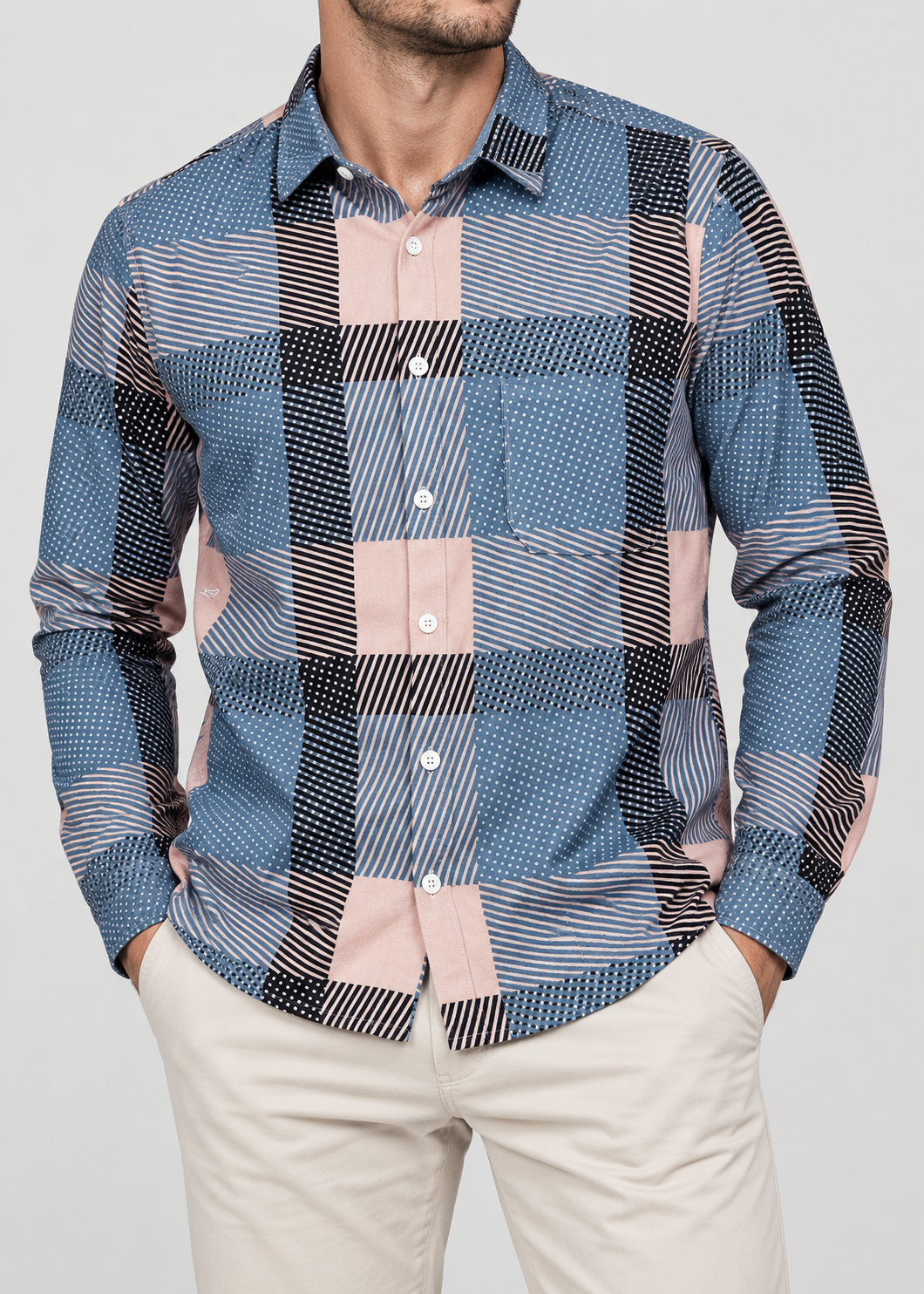 Men's Plaid Flannel Shirt | Button Up Overshirt | Steven & Levon