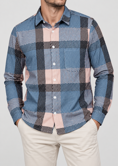 Men's Plaid Flannel Shirt | Button Up Overshirt | Steven & Levon