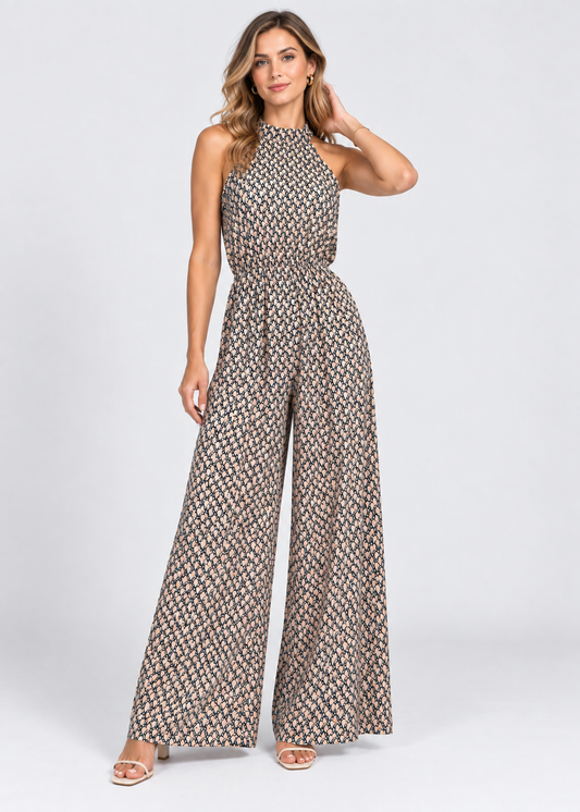 Elegant Jumpsuit | Women | Lightweight | Wide-Leg | Smart Casual & Occasion Wear | Steven & Levon