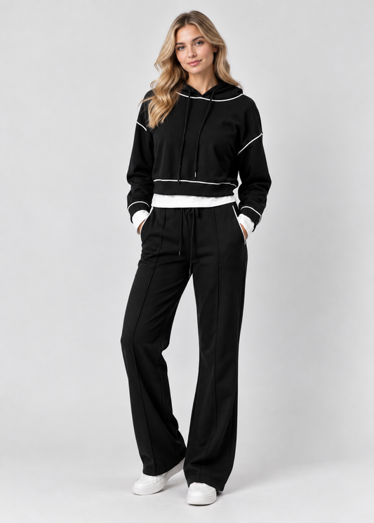 Women's Travel Lounge Set | Comfortable Two Piece Casual Outfit | Steven & Levon