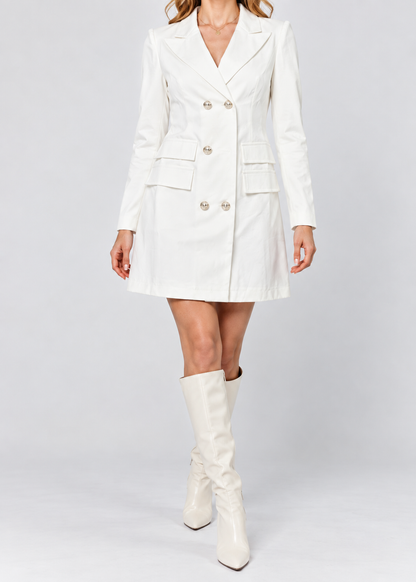Women's Blazer Dress | Tailored Mini Dress | Elegant Occasion Wear | Steven & Levon