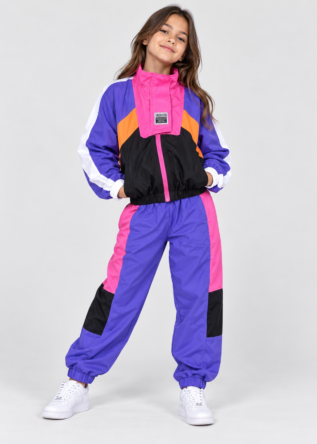 Kids Colour Block Tracksuit | Boys Zip-Up Set | Steven & Levon