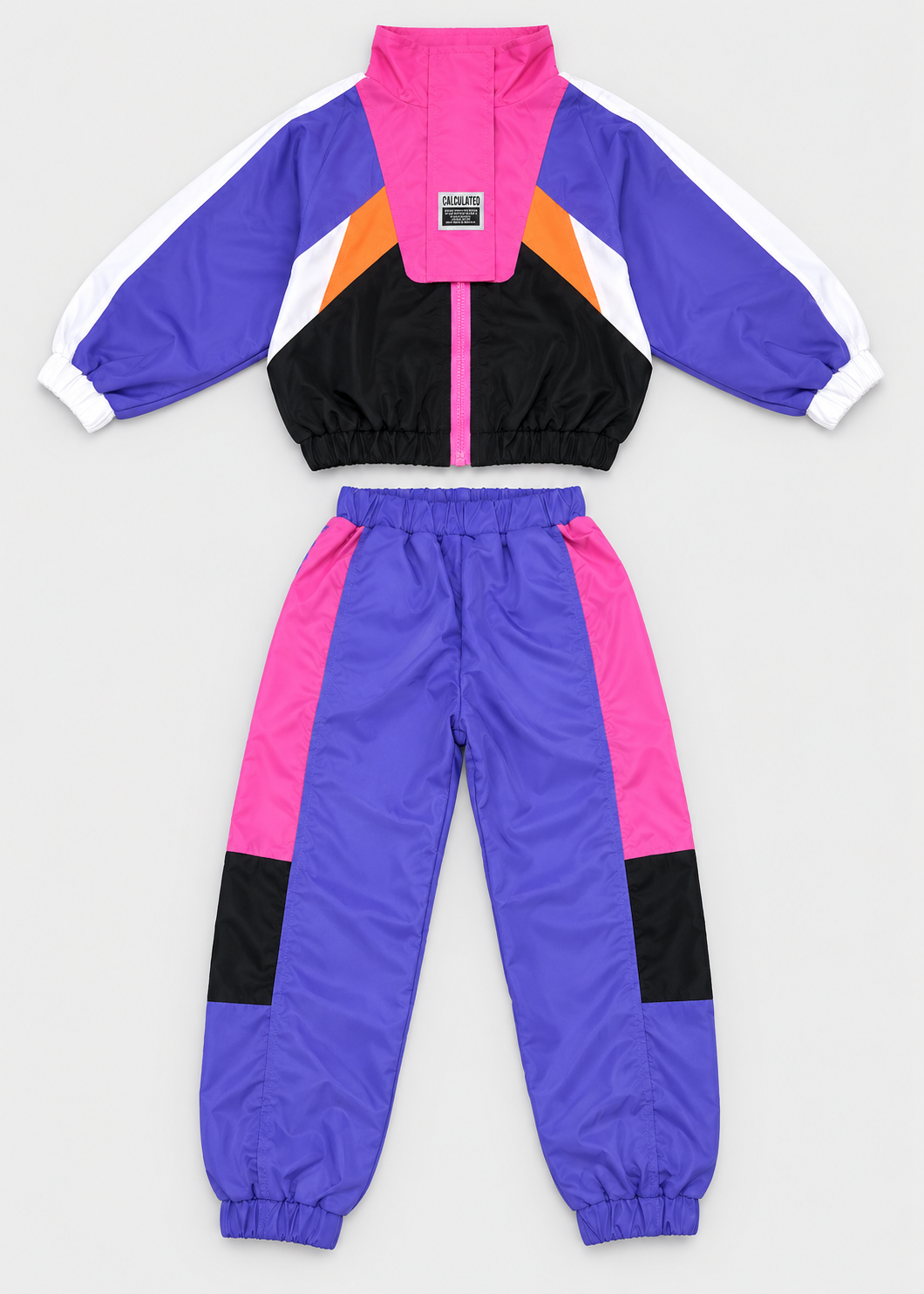 Kids Colour Block Tracksuit | Boys Zip-Up Set | Steven & Levon