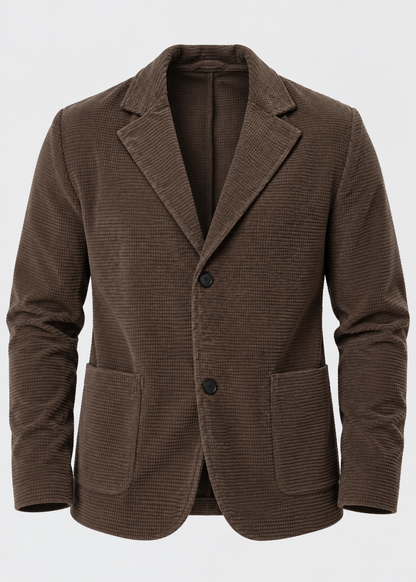 Men's Chunky Cardigan | Stand Collar | Warm Sweater | Steven & Levon