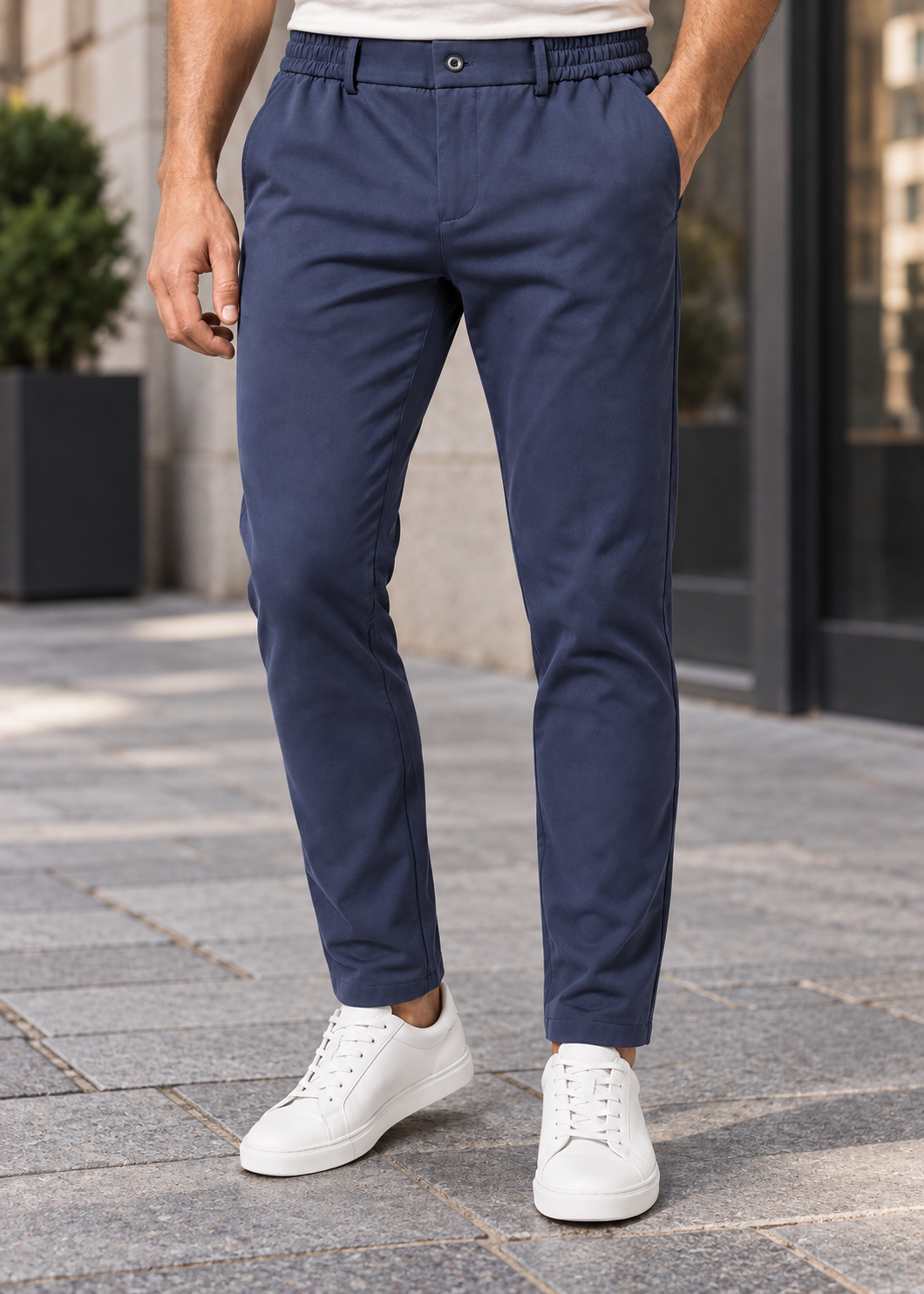 Men’s Slim Fit Trousers | Tapered Jogger Pants | Slim Fit Casual Bottoms | Steven & Levon
