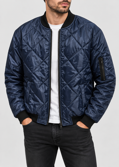 Men's Puffer Jacket | Men | Quilted | Durable Insulated Coat | Steven & Levon