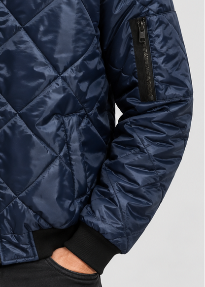 Men's Puffer Jacket | Men | Quilted | Durable Insulated Coat | Steven & Levon