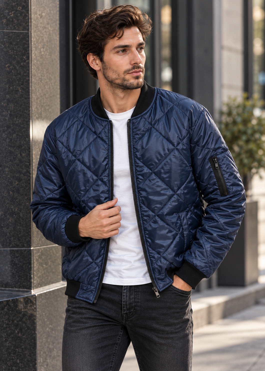 Men's Puffer Jacket | Men | Quilted | Durable Insulated Coat | Steven & Levon