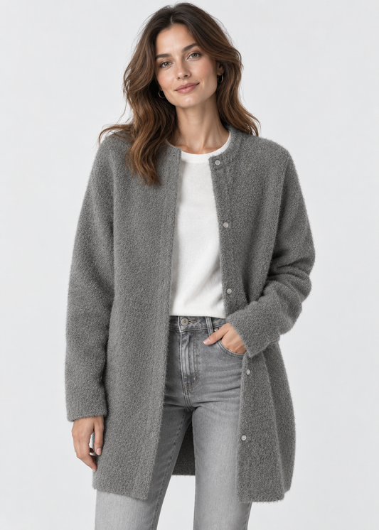 Women's Button-Up Knit Cardigan | Soft Everyday Sweater | Steven & Levon