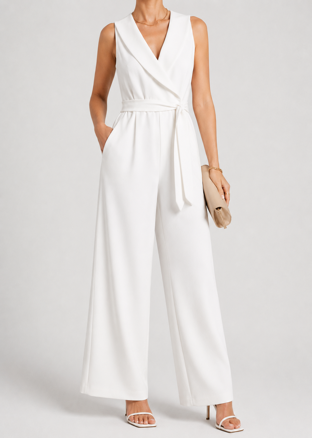 Women's Jumpsuit | Elegant One-Piece Outfit | Smart Casual Occasionwear | Timeless Style | Steven & Levon