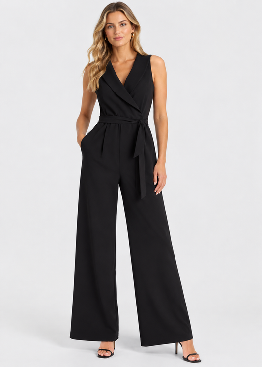 Women's Jumpsuit | Elegant One-Piece Outfit | Smart Casual Occasionwear | Timeless Style | Steven & Levon