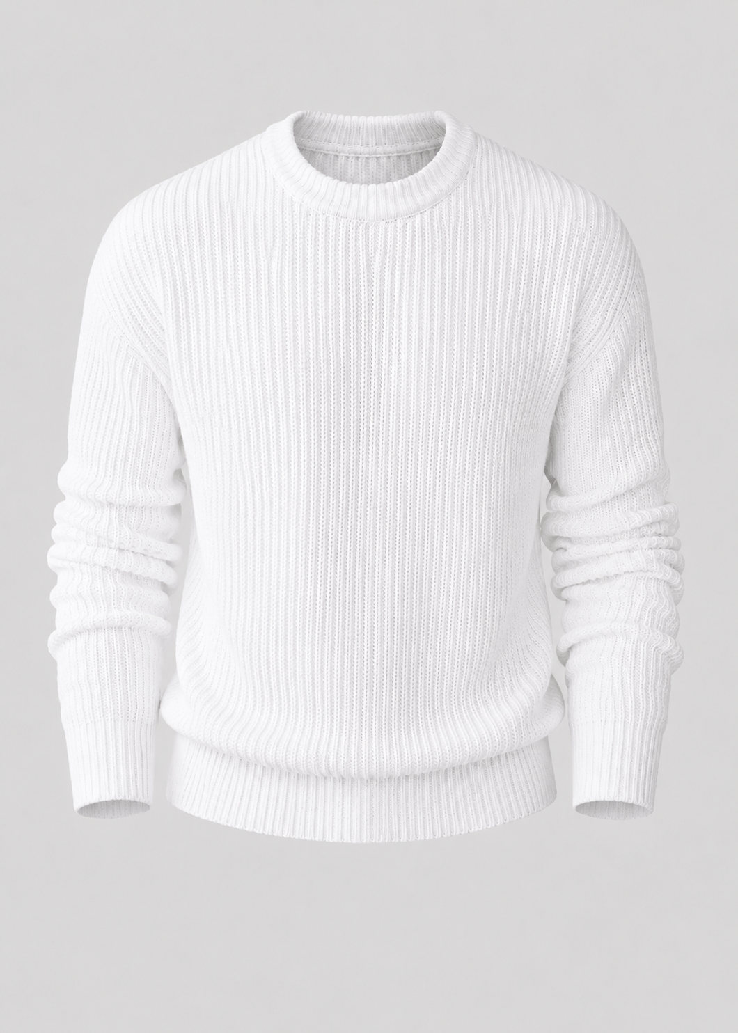 Oversized Knitted Jumper | Knit Pullover Sweater | Polyester Fiber Fabric | Steven & Levon