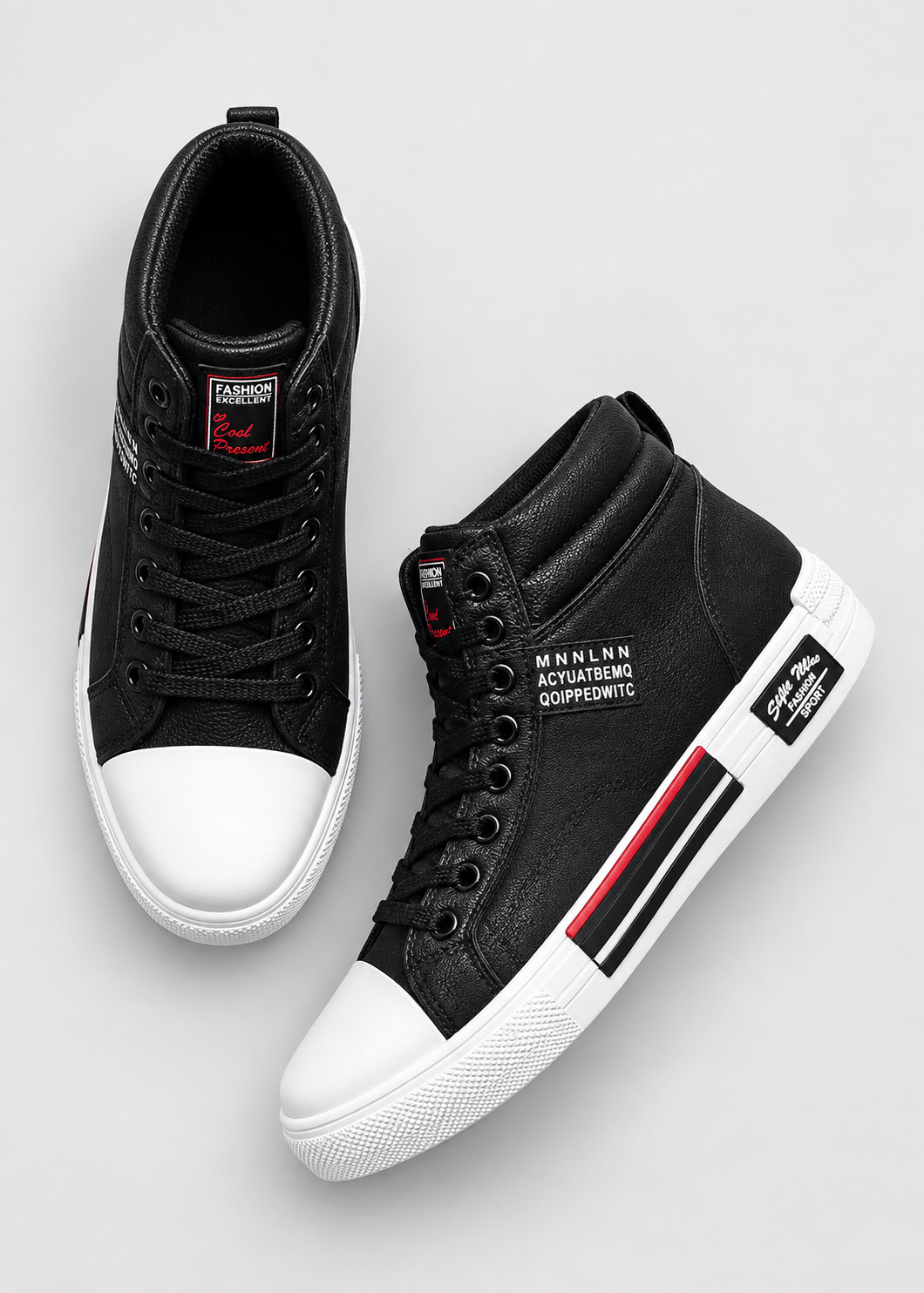 Men's High-Top Sneakers | Casual Walking Shoes | Breathable Sports Trainers | Steven & Levon