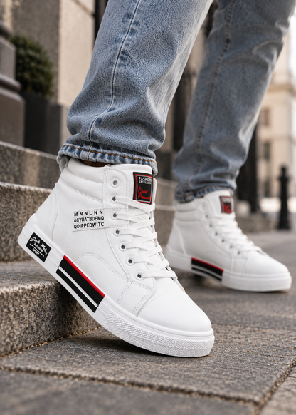 Men's High-Top Sneakers | Casual Walking Shoes | Breathable Sports Trainers | Steven & Levon