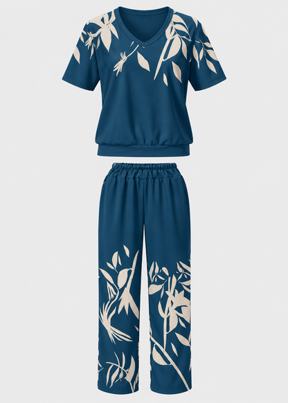 Women's Printed Jumpsuit | Relaxed Fit | Everyday Wear | Steven & Levon
