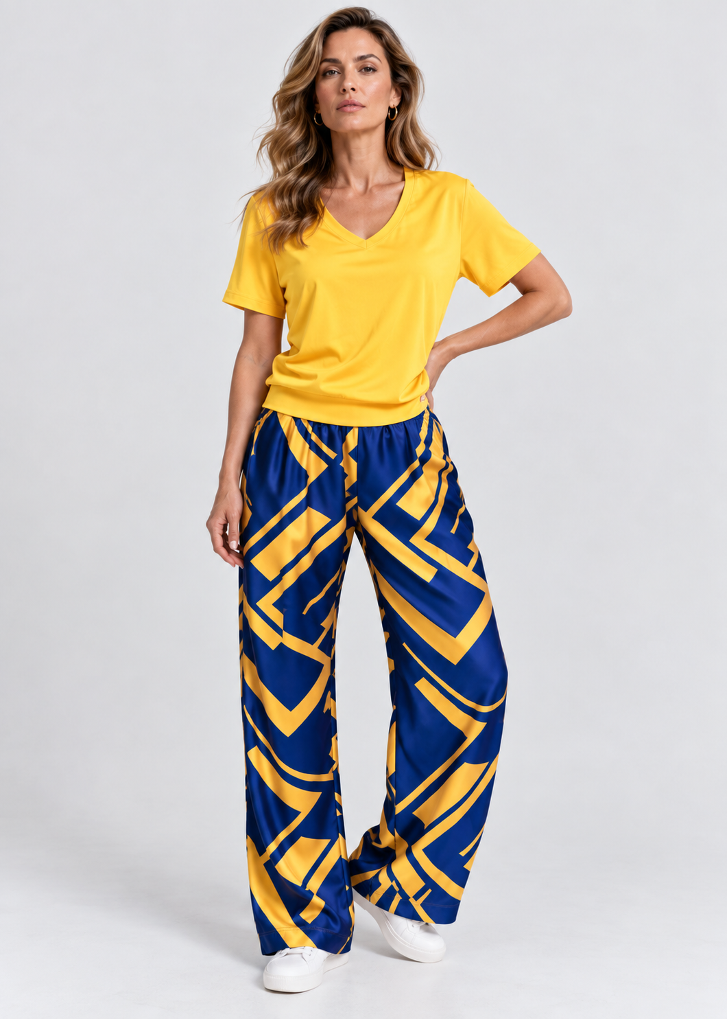 Women's Printed Jumpsuit | Relaxed Fit | Everyday Wear | Steven & Levon