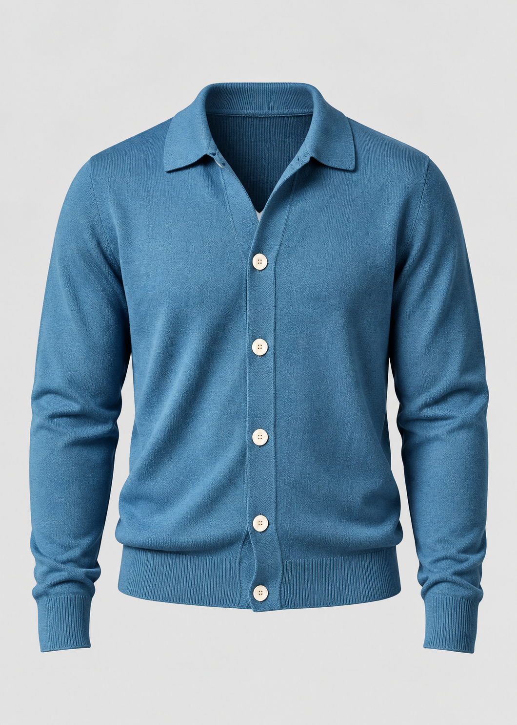 Men's Button Front Cardigan | Classic Fit | Cotton | Smart Casual Layer | Steven & Levon