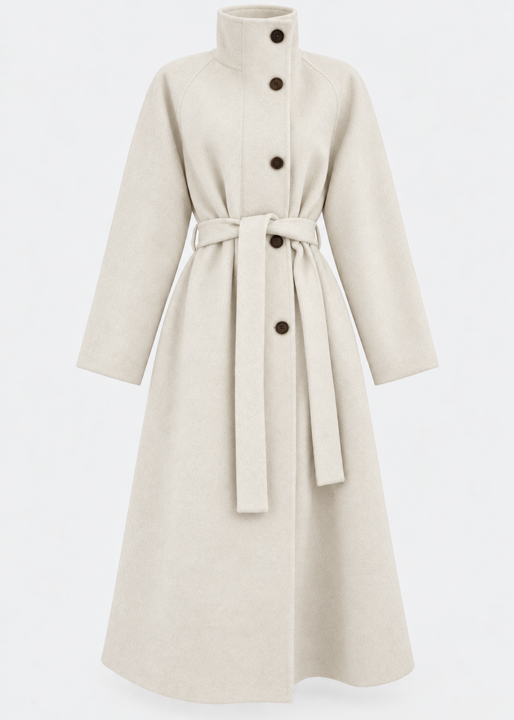 Women's Wool Coat | Mid-Length Loose Fit | Winter Outerwear | Steven & Levon