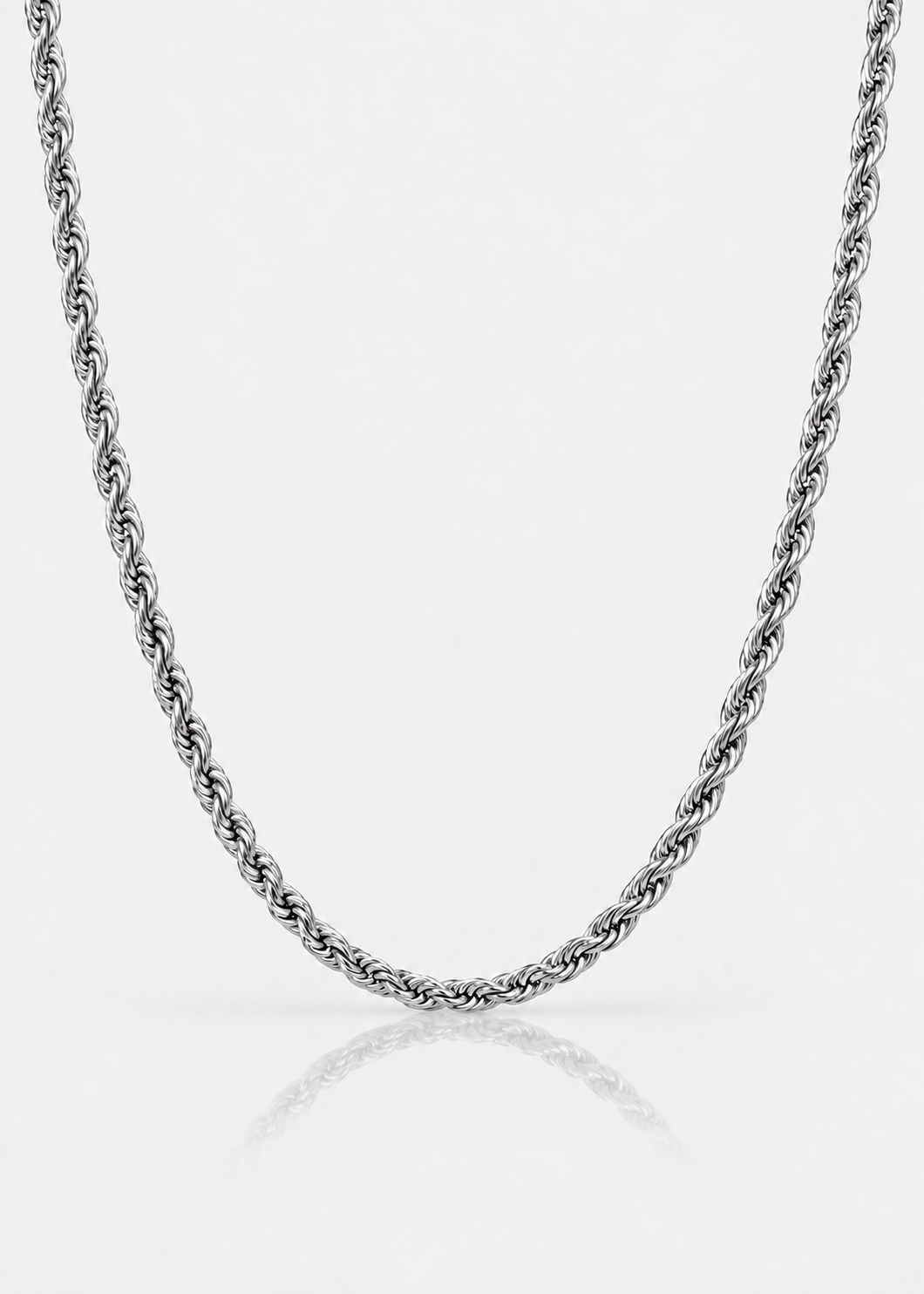 Men Wheat Chain | Stainless Steel | Braided Link Design | Statement Necklace | Steven & Levon