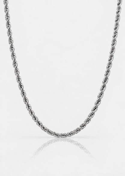 Men Wheat Chain | Stainless Steel | Braided Link Design | Statement Necklace | Steven & Levon