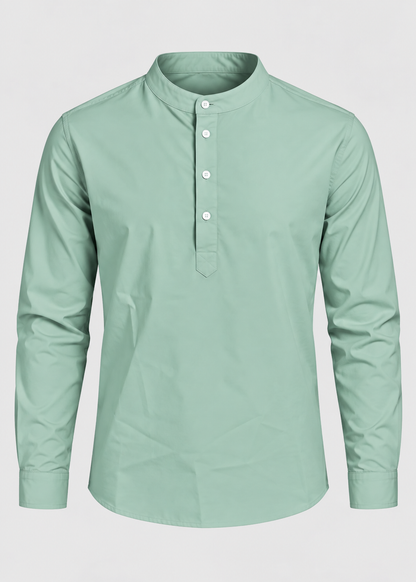 Men's Long Sleeve Button Shirt | Men | Relaxed Fit | Casual Button-Up | Steven & Levon
