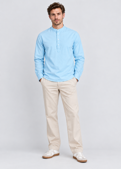 Men's Long Sleeve Button Shirt | Men | Relaxed Fit | Casual Button-Up | Steven & Levon