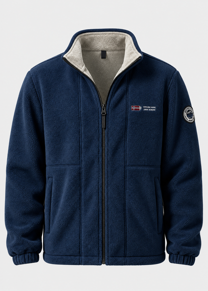 Women's High Collar Jacket | Warm Outdoor Casual Jacket | Soft Winter Layer | Steven & Levon