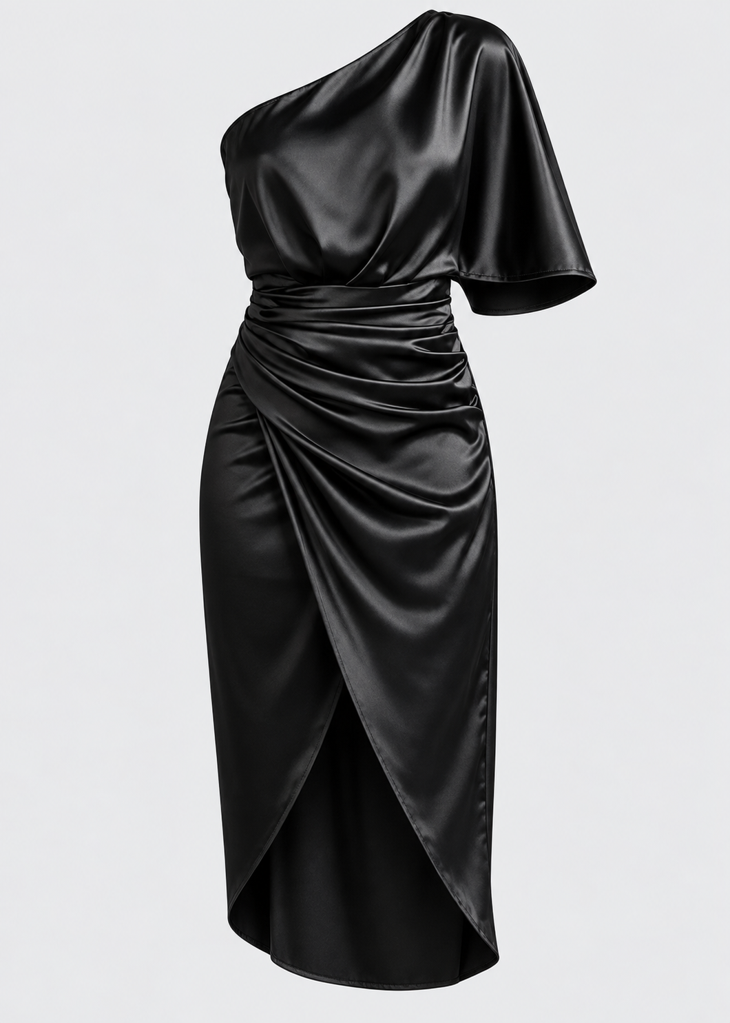 Asymmetrical Off Shoulder Dress | Women | Elegant Fit | Modern Style | Party Wear | Steven & Levon