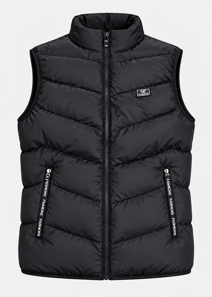 Men's Quilted Padded Gilet | Zip Closure | Lightweight Insulated Bodywarmer | Steven & Levon