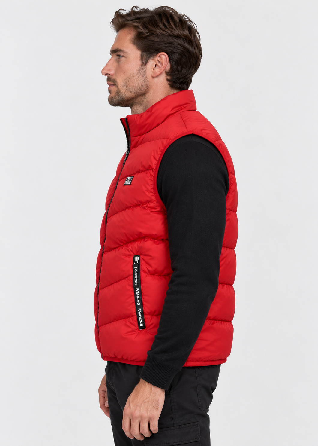 Men's Quilted Padded Gilet | Zip Closure | Lightweight Insulated Bodywarmer | Steven & Levon