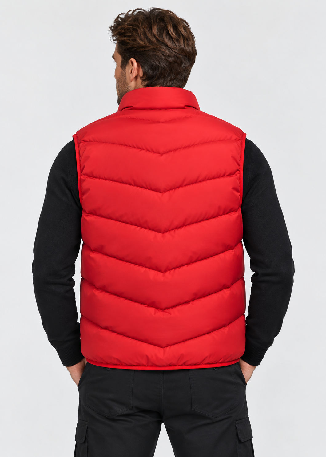 Men's Quilted Padded Gilet | Zip Closure | Lightweight Insulated Bodywarmer | Steven & Levon