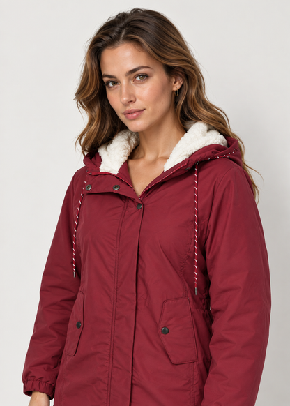 Women's Long Winter Jacket | Warm Outdoor Coat | Cozy Everyday Wear | Steven & Levon