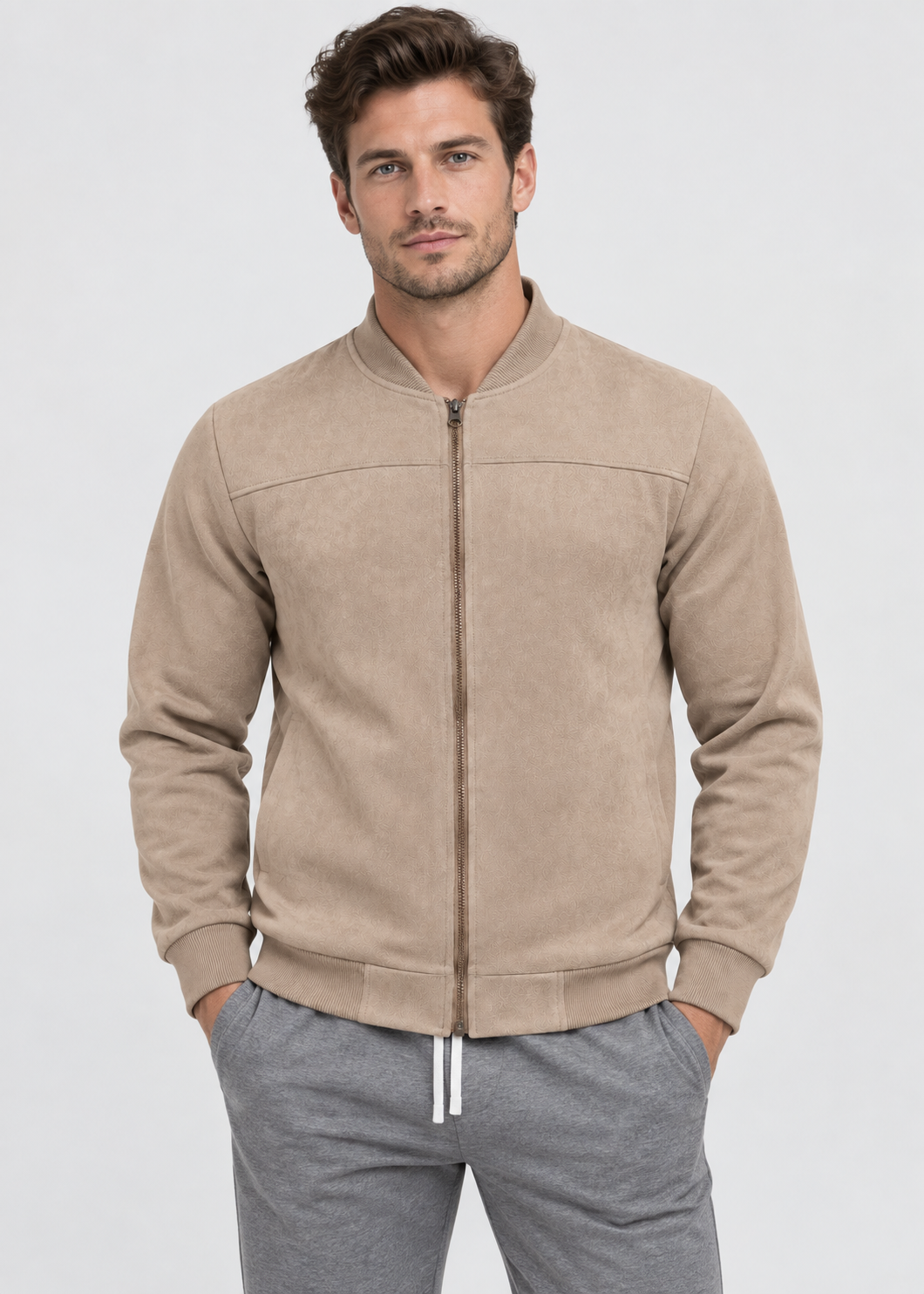 Men's Classic Jacket | Timeless Design | Polyester Elastane Blend | Everyday Outerwear | Steven & Levon