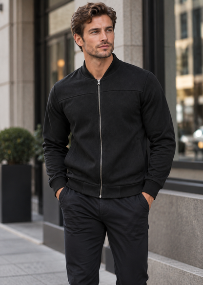 Men's Classic Jacket | Timeless Design | Polyester Elastane Blend | Everyday Outerwear | Steven & Levon