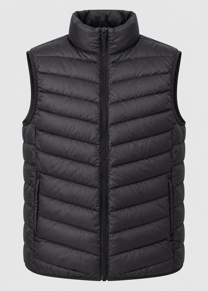 Men's Quilted Gilet Vest | Lightweight | Zip Front | Insulated | Smart Casual Outerwear | Steven & Levon
