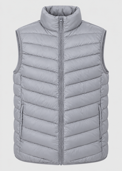 Men's Quilted Gilet Vest | Lightweight | Zip Front | Insulated | Smart Casual Outerwear | Steven & Levon