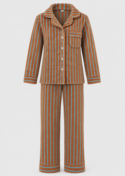 Winter Pyjama Set | Coral Fleece | 2-Piece Warm Loungewear | Steven & Levon