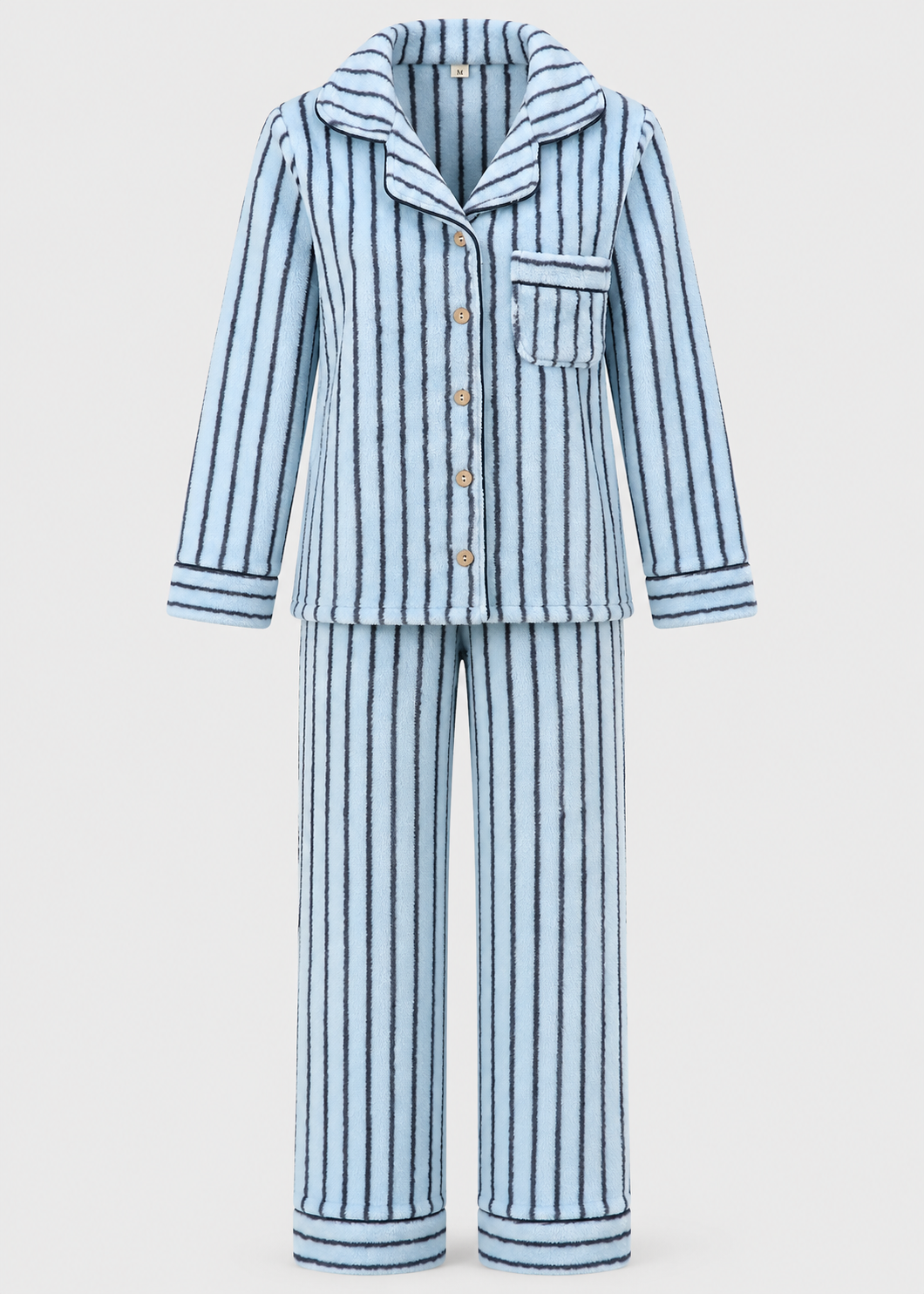 Winter Pyjama Set | Coral Fleece | 2-Piece Warm Loungewear | Steven & Levon