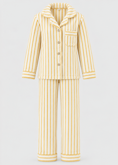 Winter Pyjama Set | Coral Fleece | 2-Piece Warm Loungewear | Steven & Levon