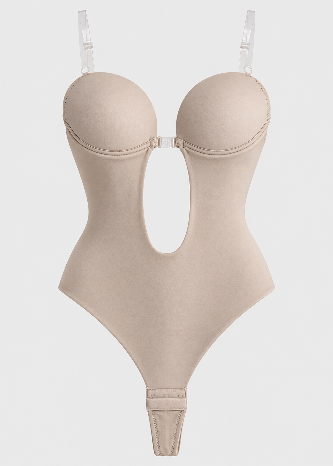 Backless Body Shaper Bra | Women's Seamless Shapewear Bodysuit | Integrated Cups | Tummy Control | Steven & Levon