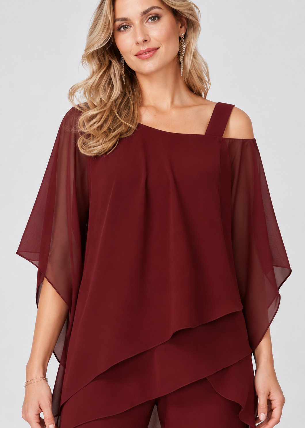 Cold Shoulder Wide Leg Jumpsuit | Women | Stylish Design | Comfortable Fit | Casual & Evening Wear | Steven & Levon