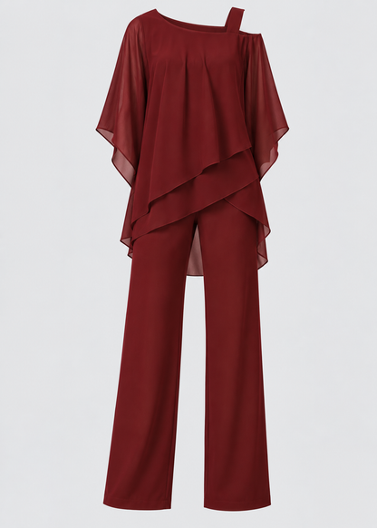 Cold Shoulder Wide Leg Jumpsuit | Women | Stylish Design | Comfortable Fit | Casual & Evening Wear | Steven & Levon