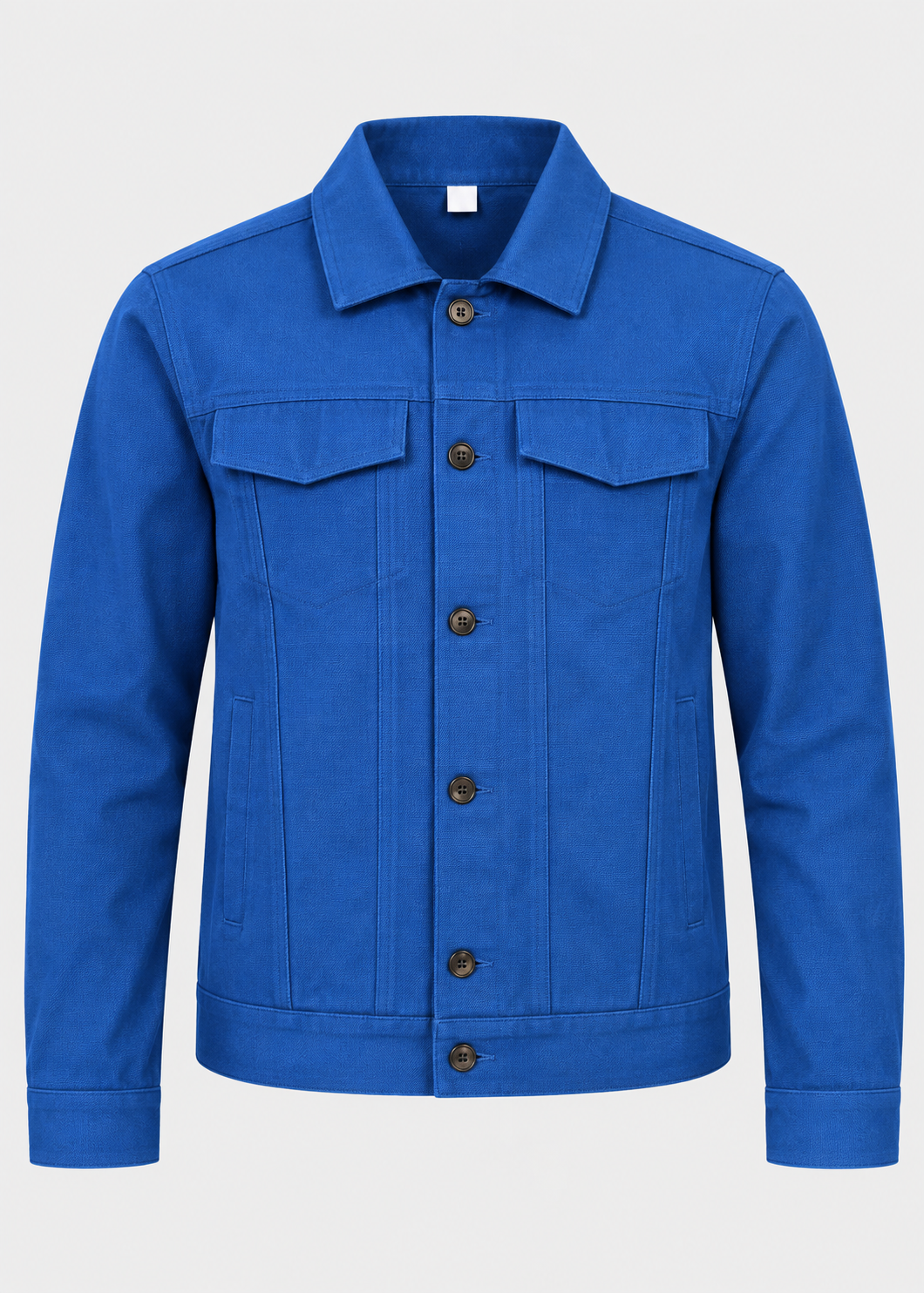 Men's Long Sleeve Cotton Jacket | Lightweight Fabric | Collared Zip-Up | Smart Casual Outerwear | Steven & Levon