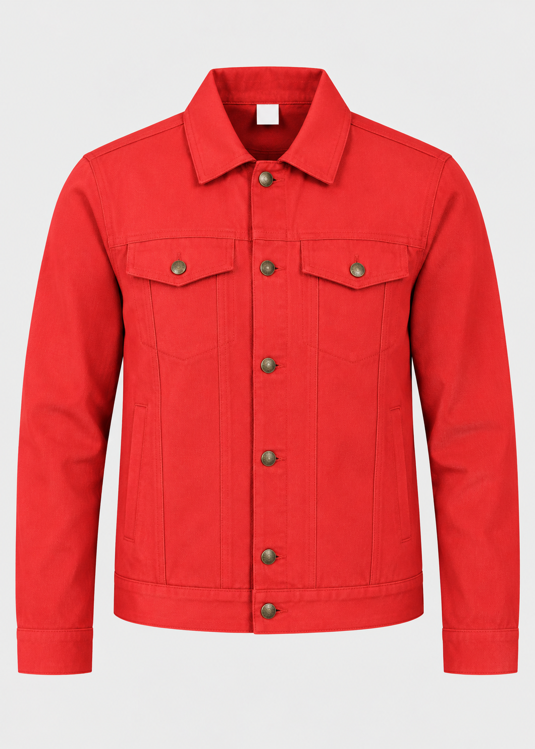 Men's Long Sleeve Cotton Jacket | Lightweight Fabric | Collared Zip-Up | Smart Casual Outerwear | Steven & Levon