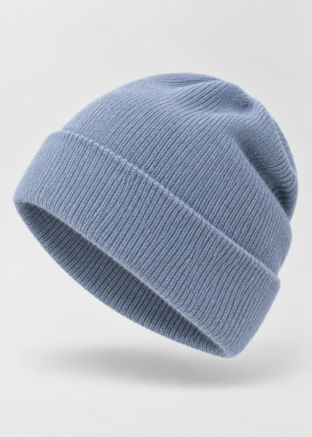 Unisex Beanie | Warm Wool Blend Cuffed Knitted Hat for Autumn Winter Outdoor Wear | Steven & Levon