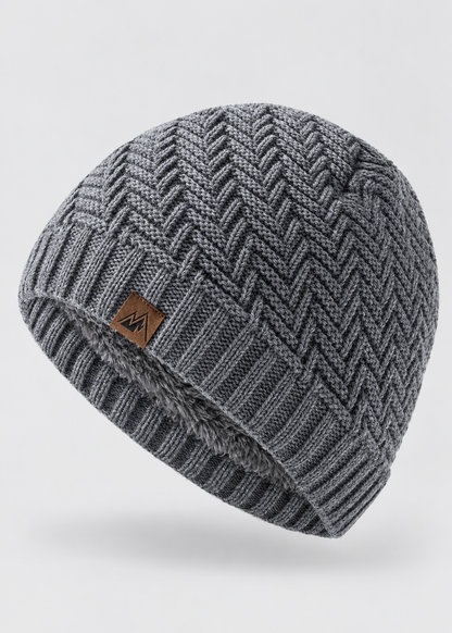 Winter Beanie | Unisex Warm Knitted Plush Fur Lined Hat for Outdoor Sports | Steven & Levon