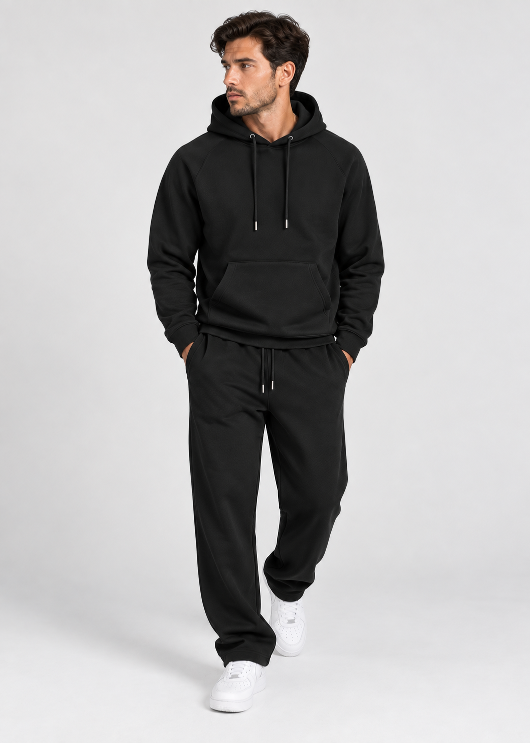 Men’s Hoodie & Jogging Set | Men | Soft Cotton Blend | Casual Fit & Drawstring Waist | Steven & Levon