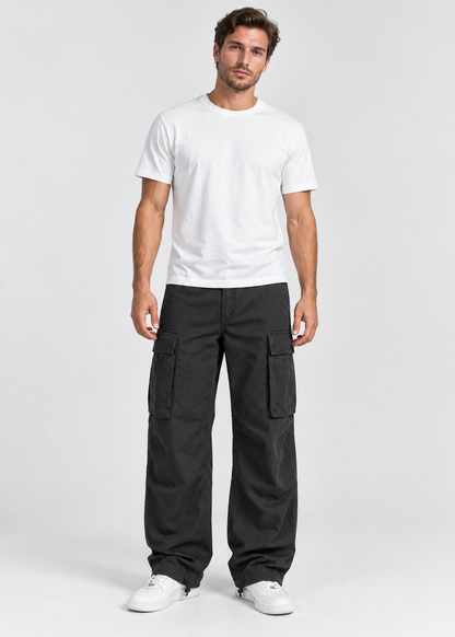 Men’s Cargo Pants | Relaxed Fit | Utility Pocket Trousers | Casual Streetwear | Steven & Levon