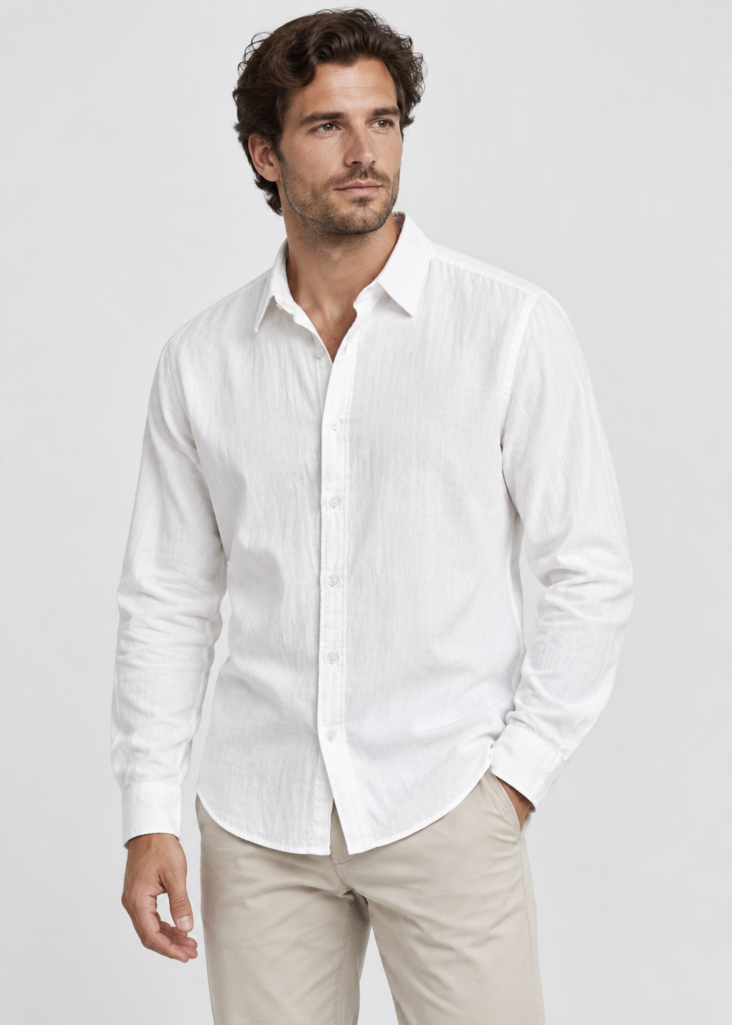 Men's Casual Shirt | Men | Breathable Cotton Fabric | Button Up | Steven & Levon